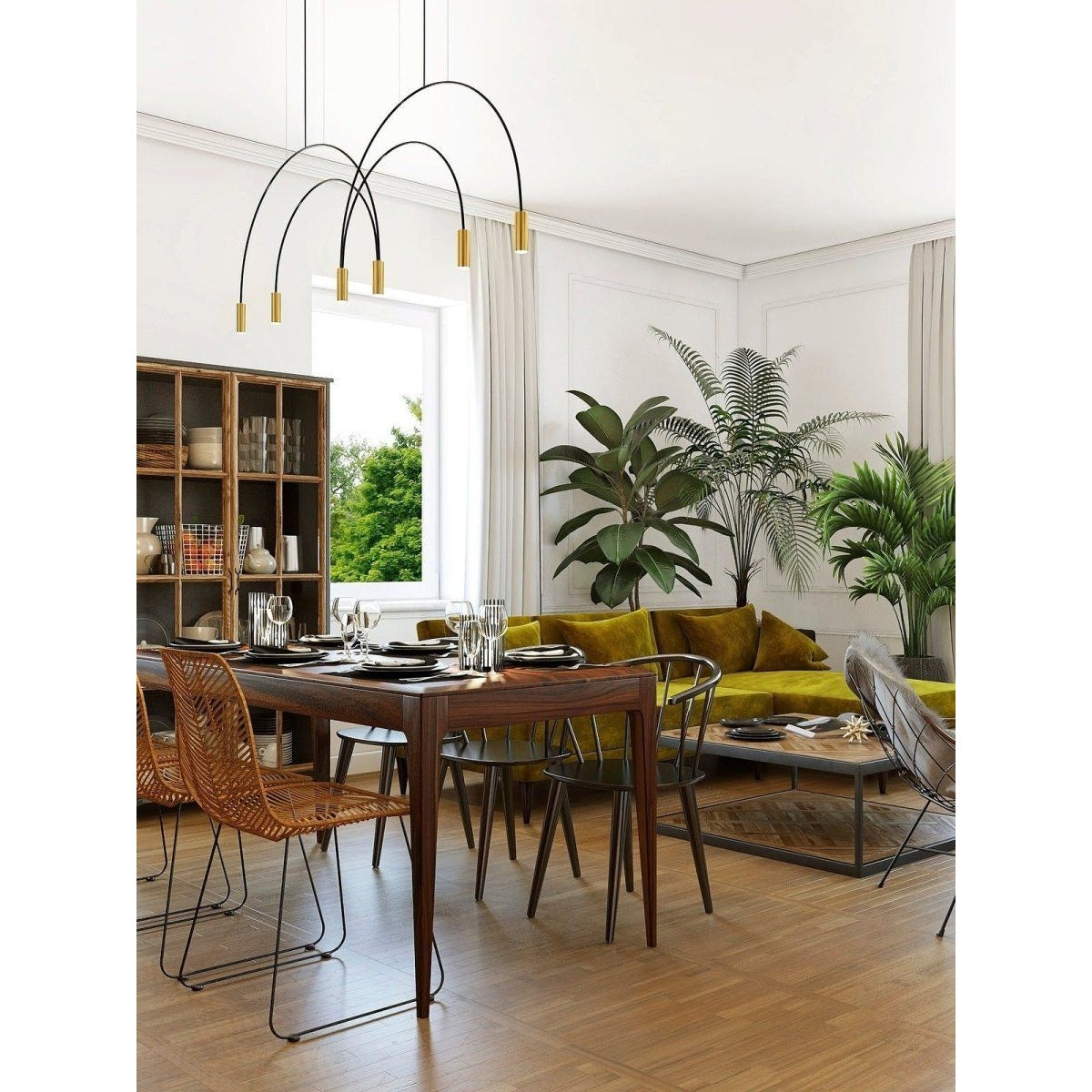 - Estiluz - Deckenleuchte Volta L92S.2T-W