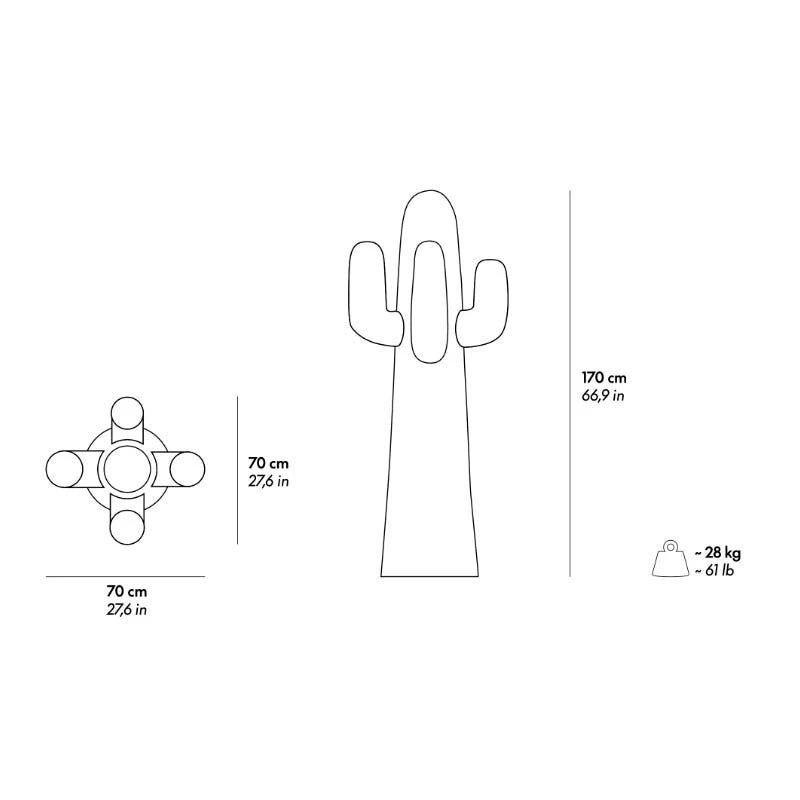 Gufram -  Another White Cactus® 2018 Drocco / Mello (Copy)