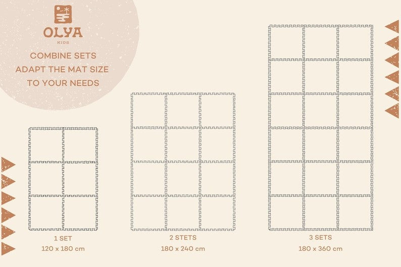 Foam Puzzle Playmat - Boho Sand