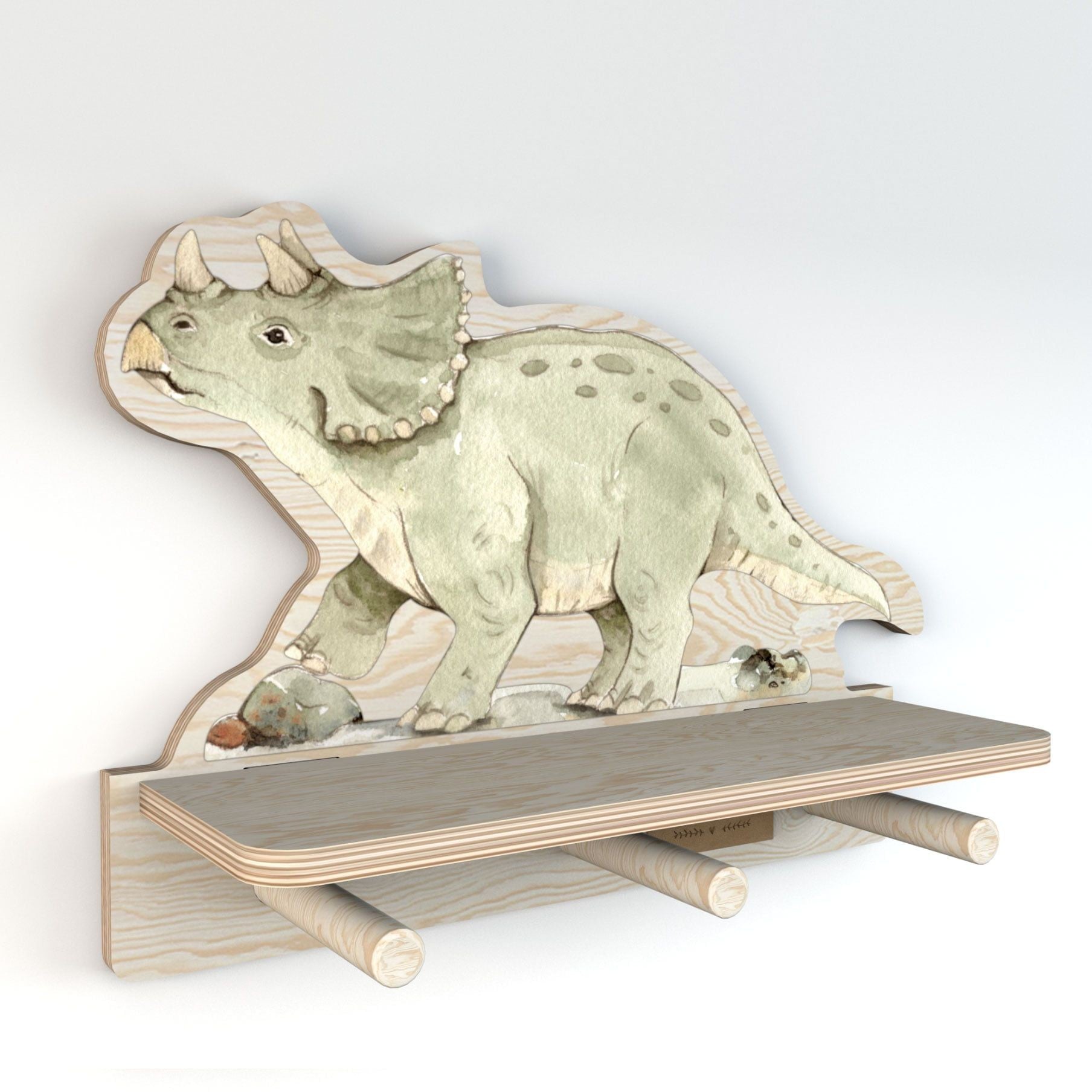 Mini Wall Shelf - Dino