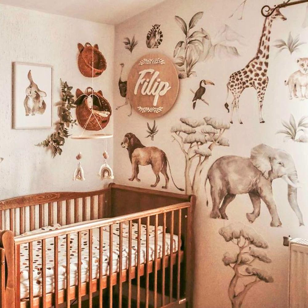 Savanna Wonderland Wallstickers Set