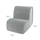 MeowBaby® Chair For Children, Corduroy - Grey