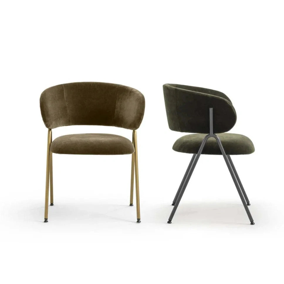 Quinti Sedute - Keira Upholstered Chair with Armrests