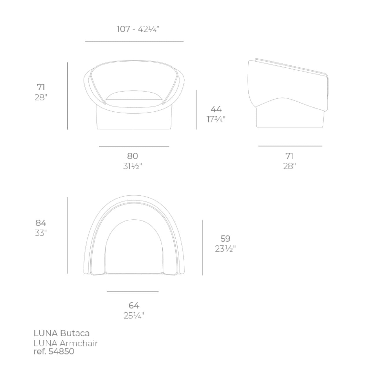 Vondom - Luna Armchair