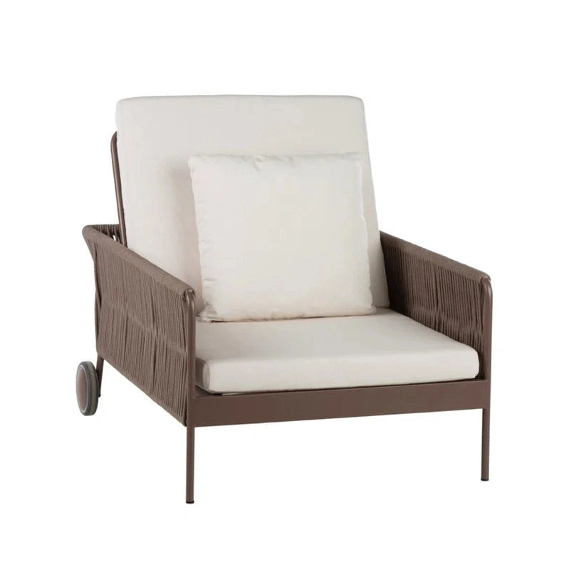 Point - Weave lounge chair with optional ottoman