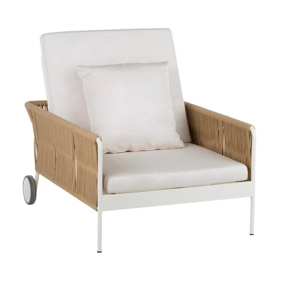 Point - Weave lounge chair with optional ottoman