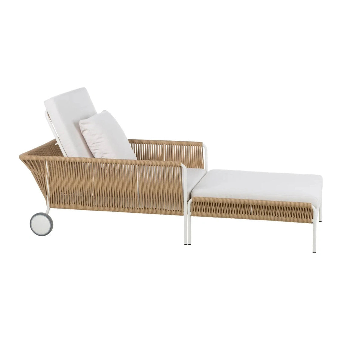 Point - Weave lounge chair with optional ottoman