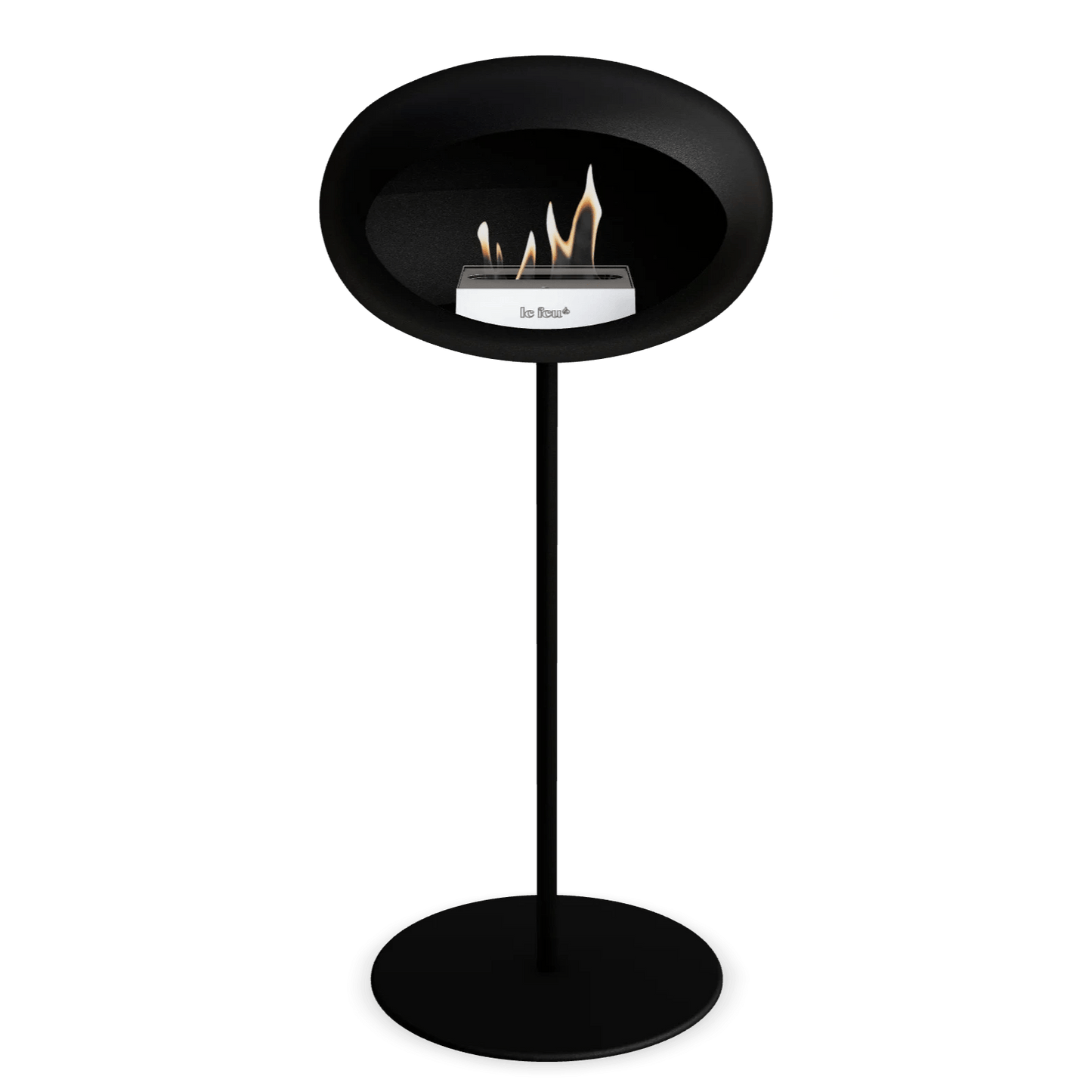 Le Feu - Black Ground Steel High Bioethanol Fireplace