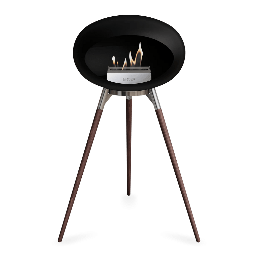 Le Feu - Black Ground Wood High Bioethanol Fireplace