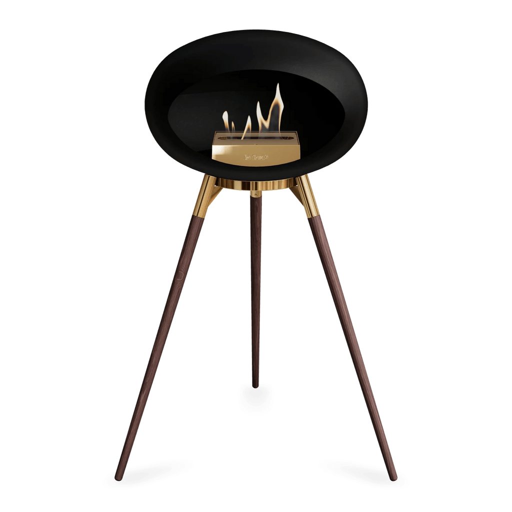 Le Feu - Black Ground Wood High Bioethanol Fireplace