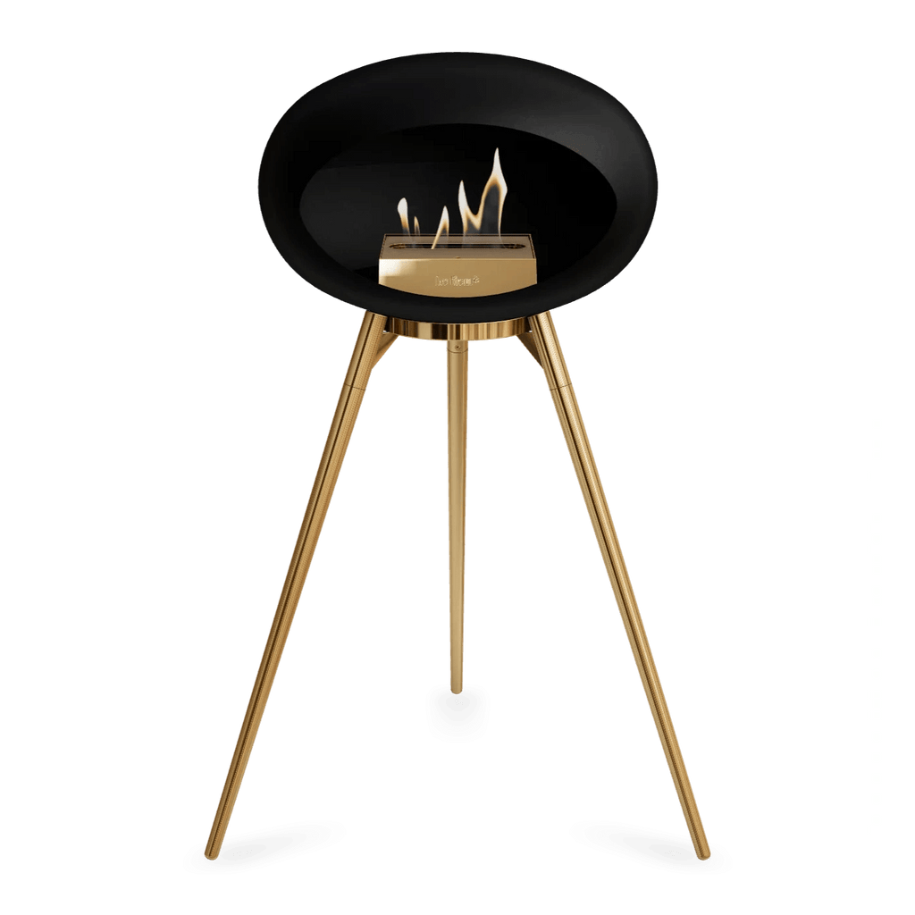 Le Feu - Black Ground Wood High Bioethanol Fireplace