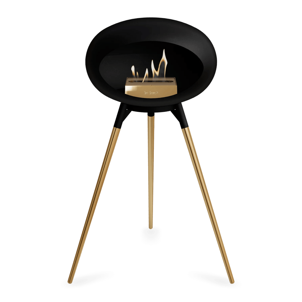 Le Feu - Black Ground Wood High Bioethanol Fireplace