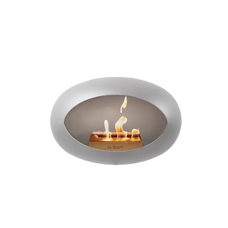 Le Feu - Wall Nickel Bioethanol Fireplace
