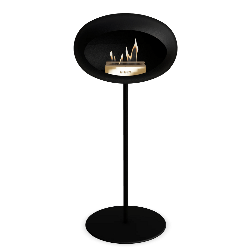 Le Feu - Black Ground Steel High Bioethanol Fireplace