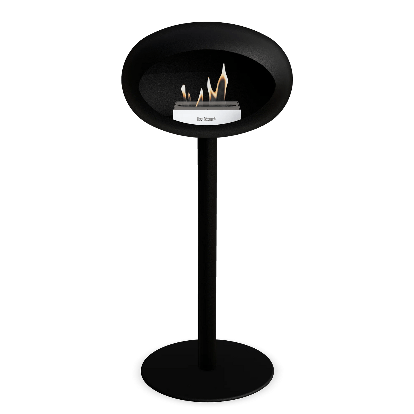 Le Feu - Black Ground Steel High Bioethanol Fireplace