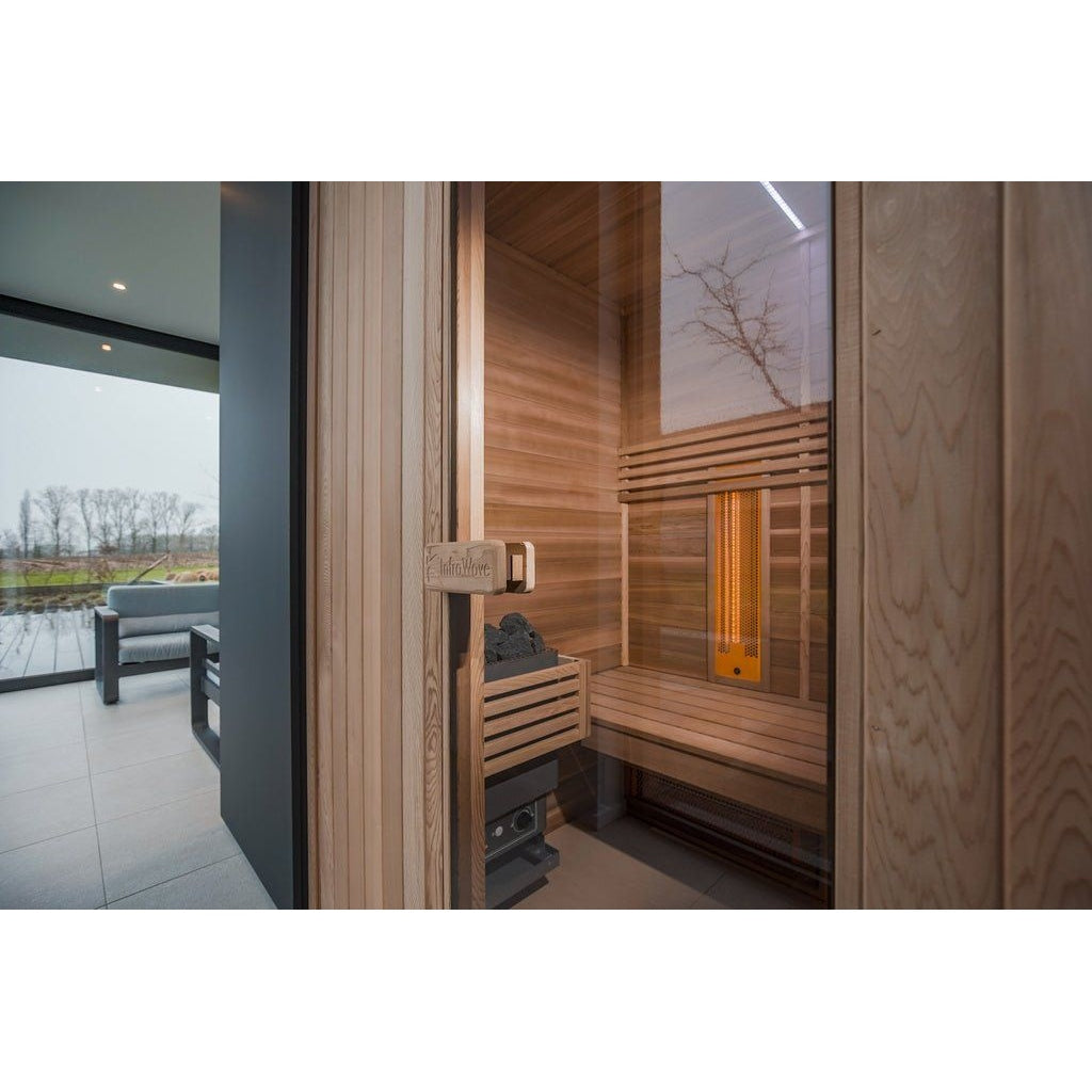   - Alpha Wellness - Infrarotsauna InfraWave Combi                              