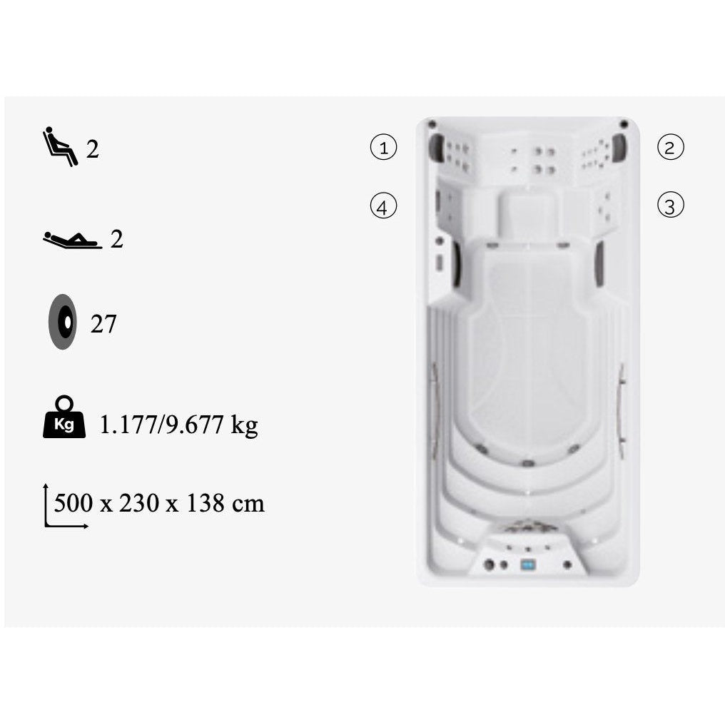   - Alpha Wellness - Whirlpool Chaleur Swim XL                              