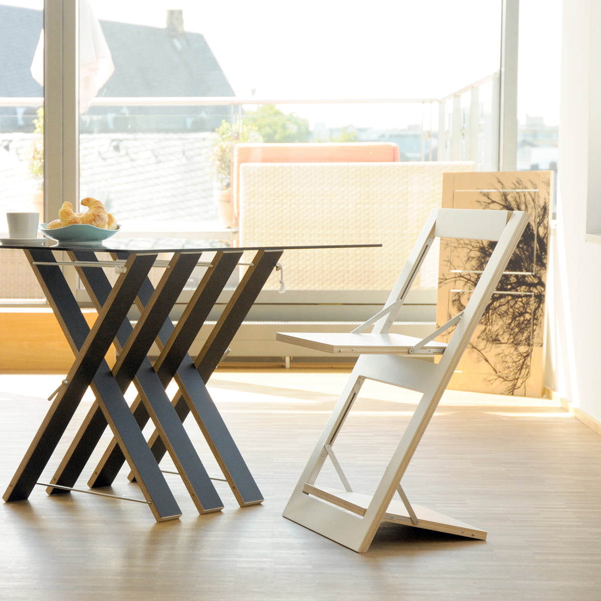 Ambivalence - Fläpps Folding Chair White