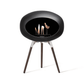 Le Feu - Black Ground Wood Low Bioethanol Fireplace