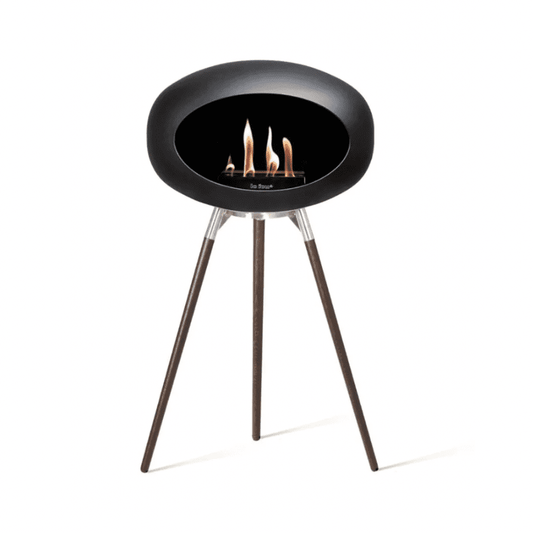 Le Feu - Black Ground Wood High Bioethanol Fireplace