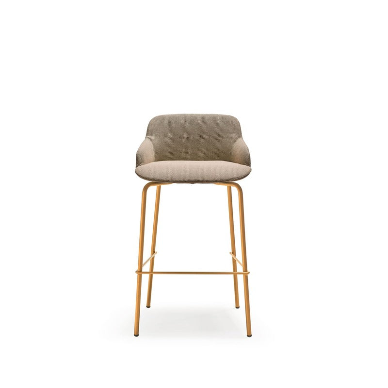 Quinti Sedute - Deep Bar Stool Gold