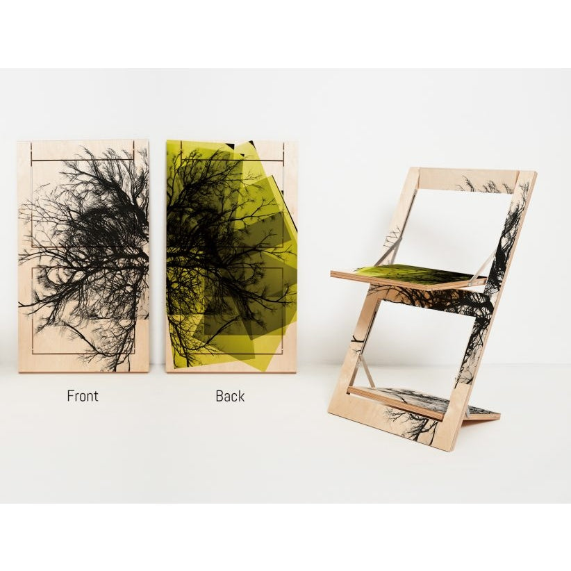 Ambivalence - Fläpps Folding Chair Tree Yellow