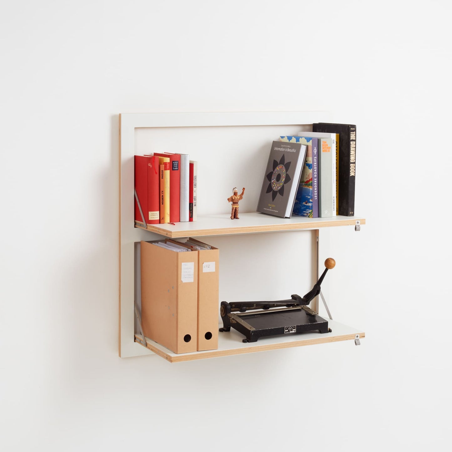 Ambivalence - Fläpps Shelf 80x80-2 White