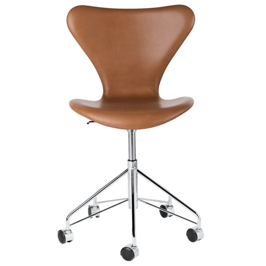 Fritz Hansen - Series 7 Office Chair 3117 Full Upholstery Leather