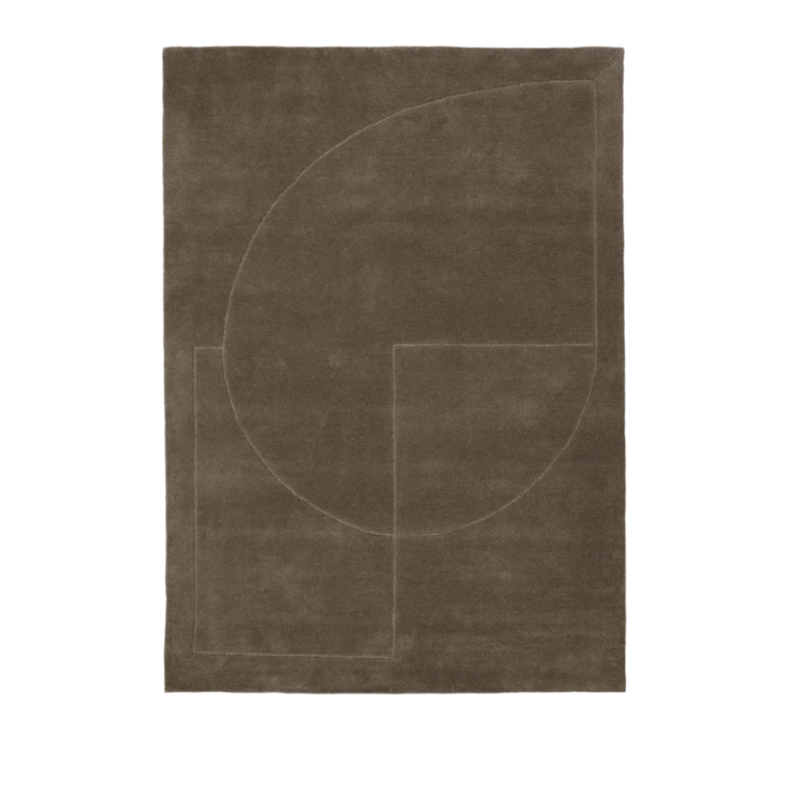 Line Design - RULER POEM Rug Moss