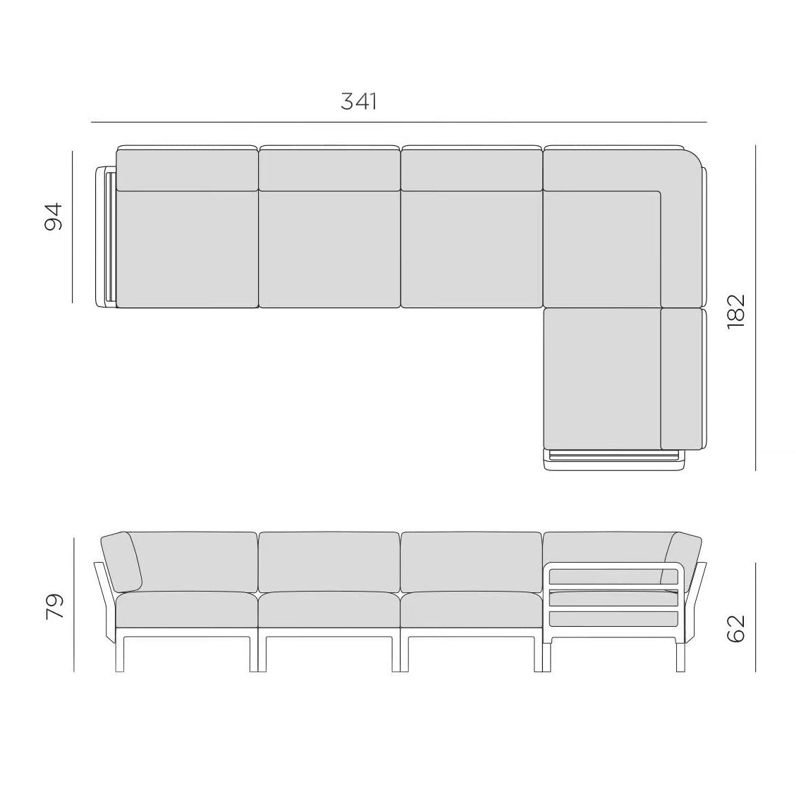 Nardi - Maximo Lounge Sofa