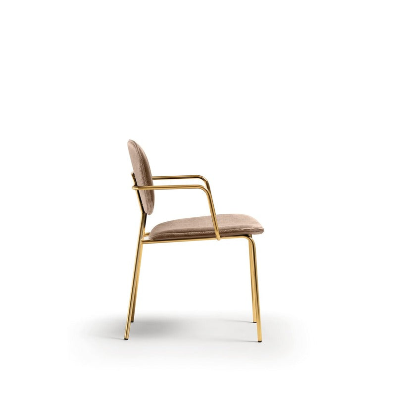 Quinti Sedute - Olga Upholstered Chair with Armrests