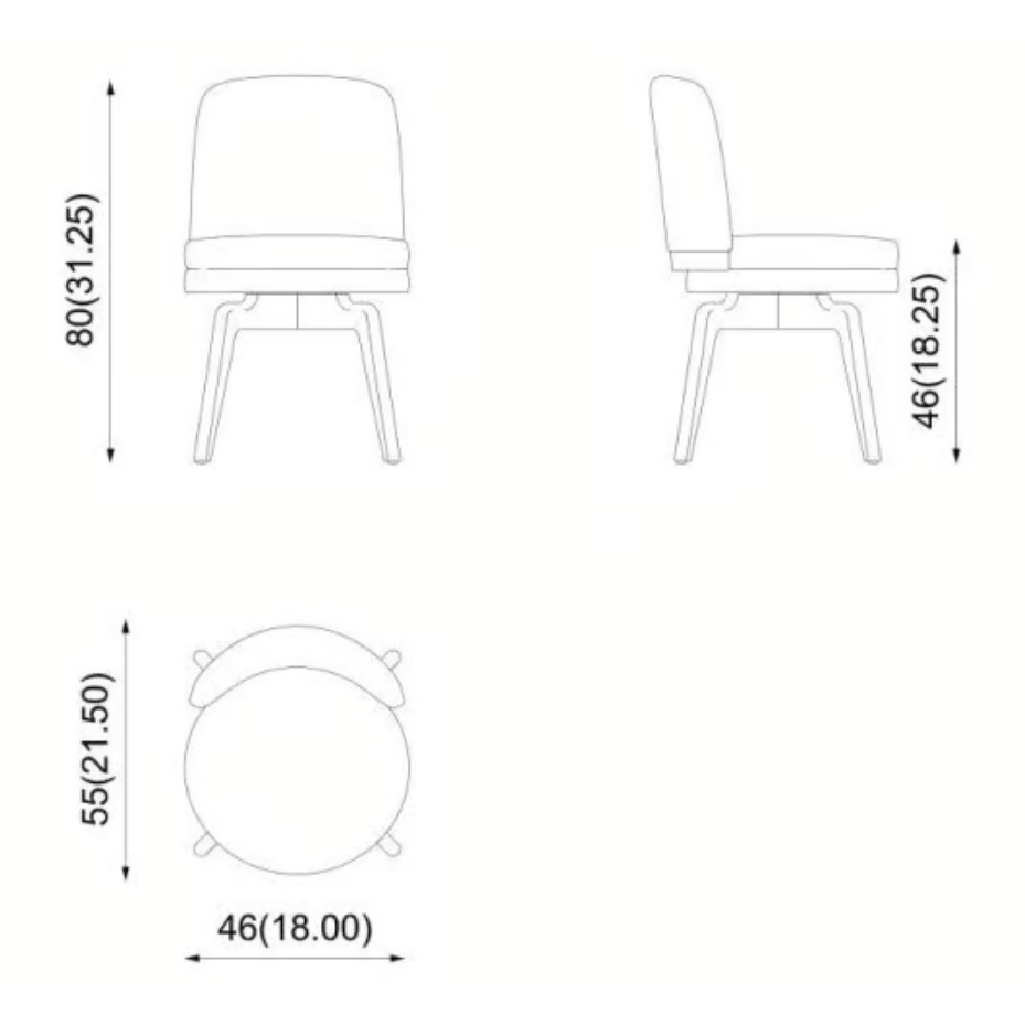 Piaval - Padded Chair Macaron