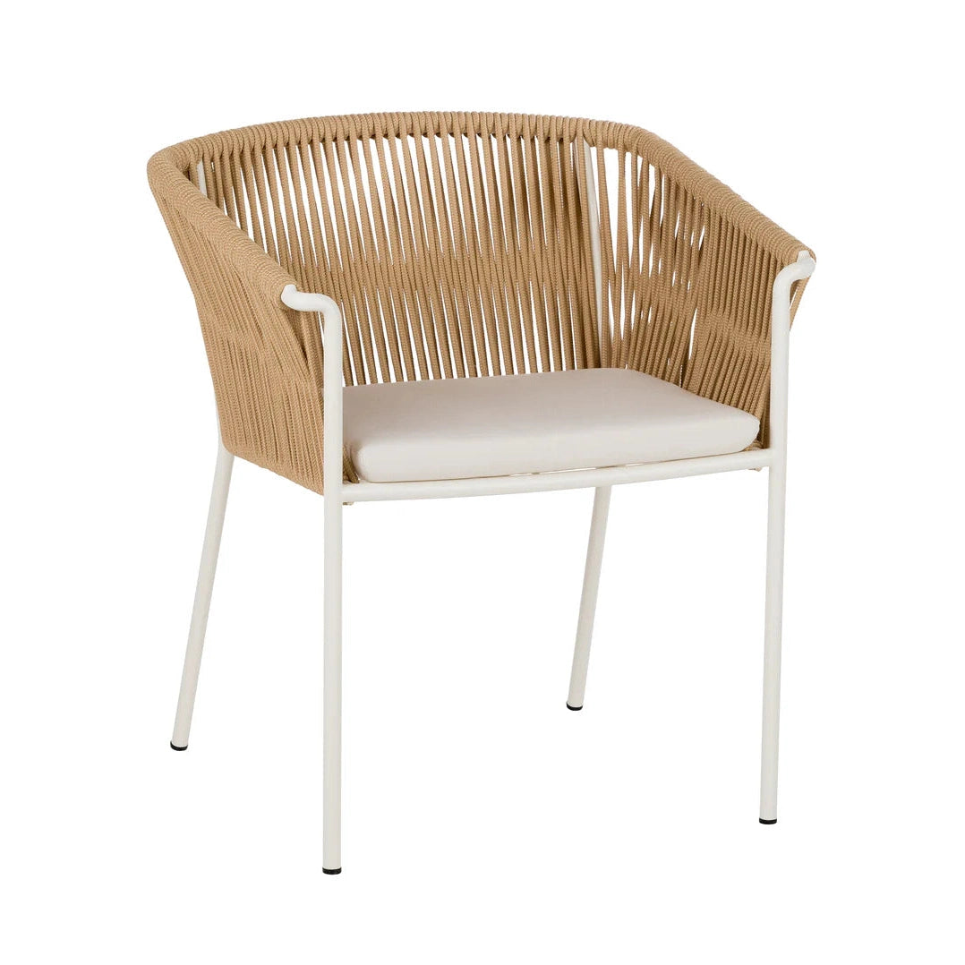 Point - Woven Armchair with Armrests