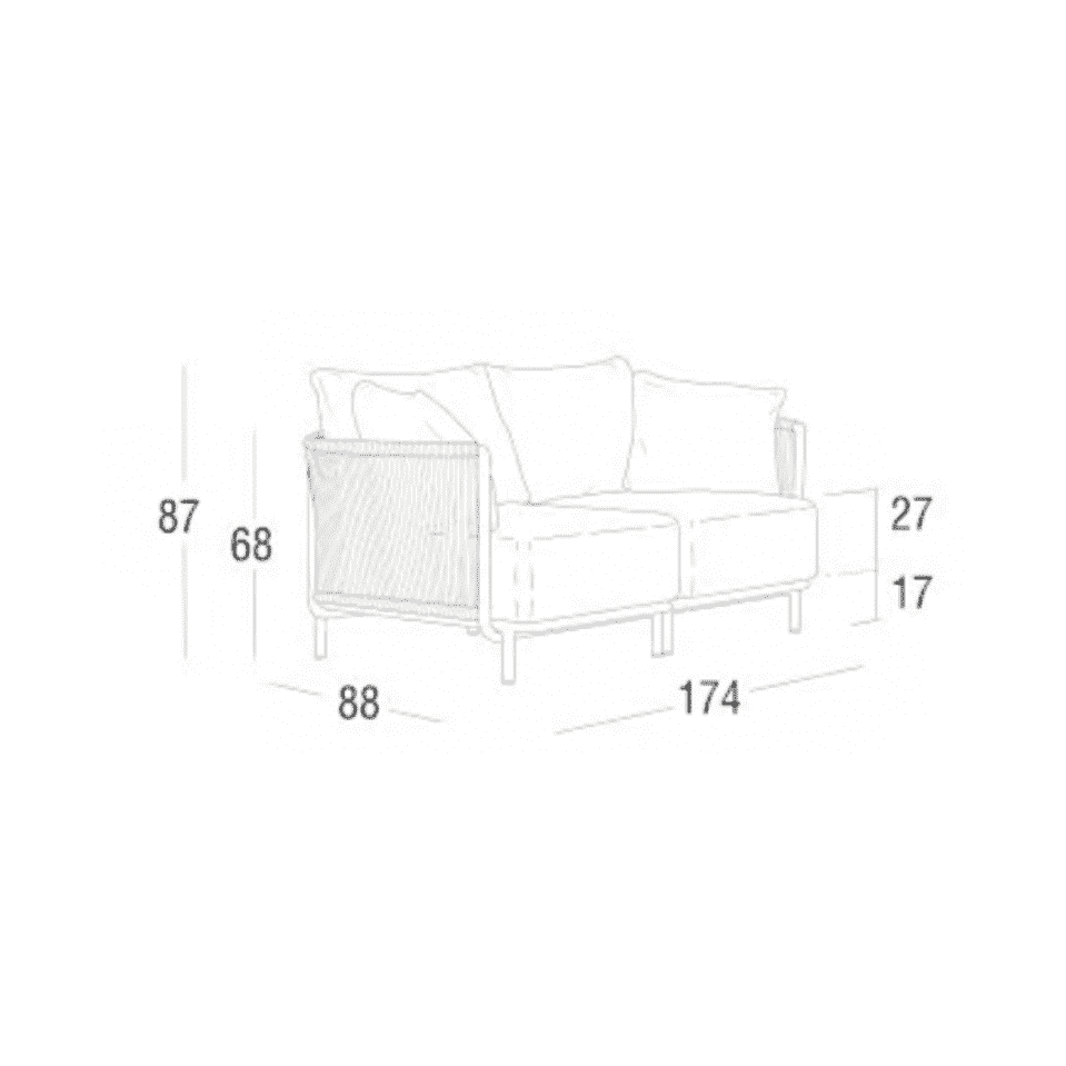 Roberti - Queen 2-Seater Sofa