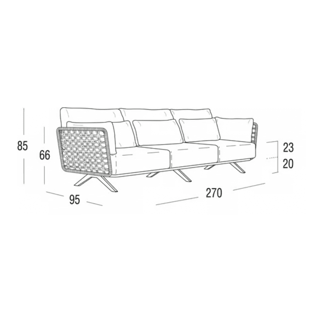 Roberti - Armàn 3-Seater Sofa