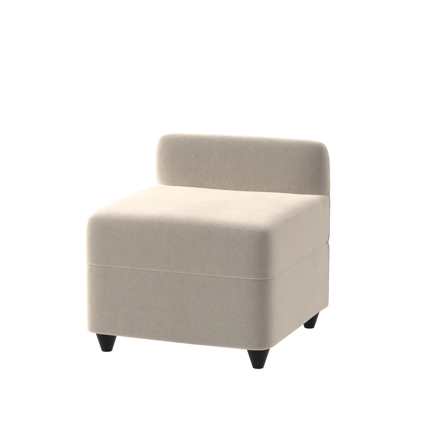 Tato - Angolo Pouf Corrado Corradi Dell'Acqua with Backrest