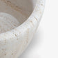 VELTHA® - ATRIUM Round Garden Vase made of Travertine