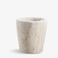 VELTHA® - ATRIUM Round Garden Vase made of Travertine