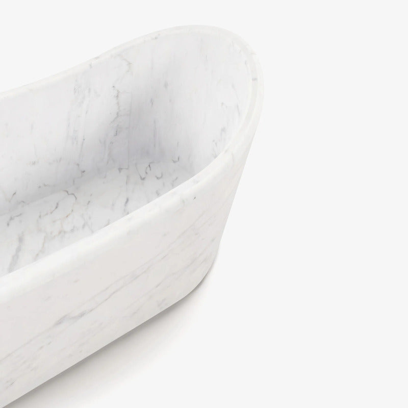 VELTHA® - CARESI Freestanding Bathtub made of Carrara Marble