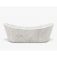 VELTHA® - CARESI Freestanding Bathtub made of Carrara Marble