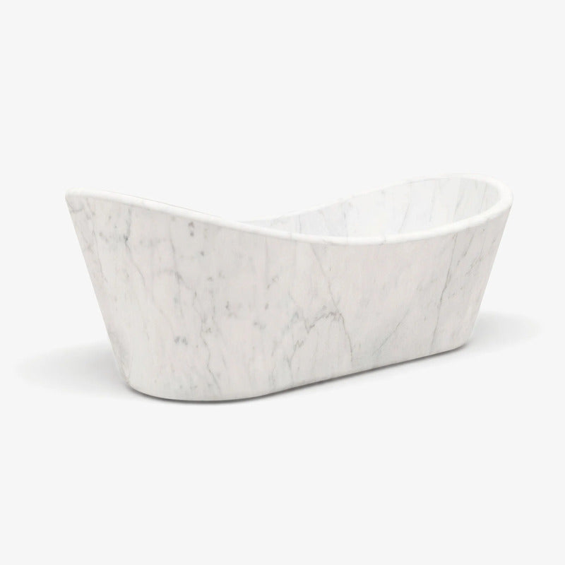 VELTHA® - CARESI Freestanding Bathtub made of Carrara Marble