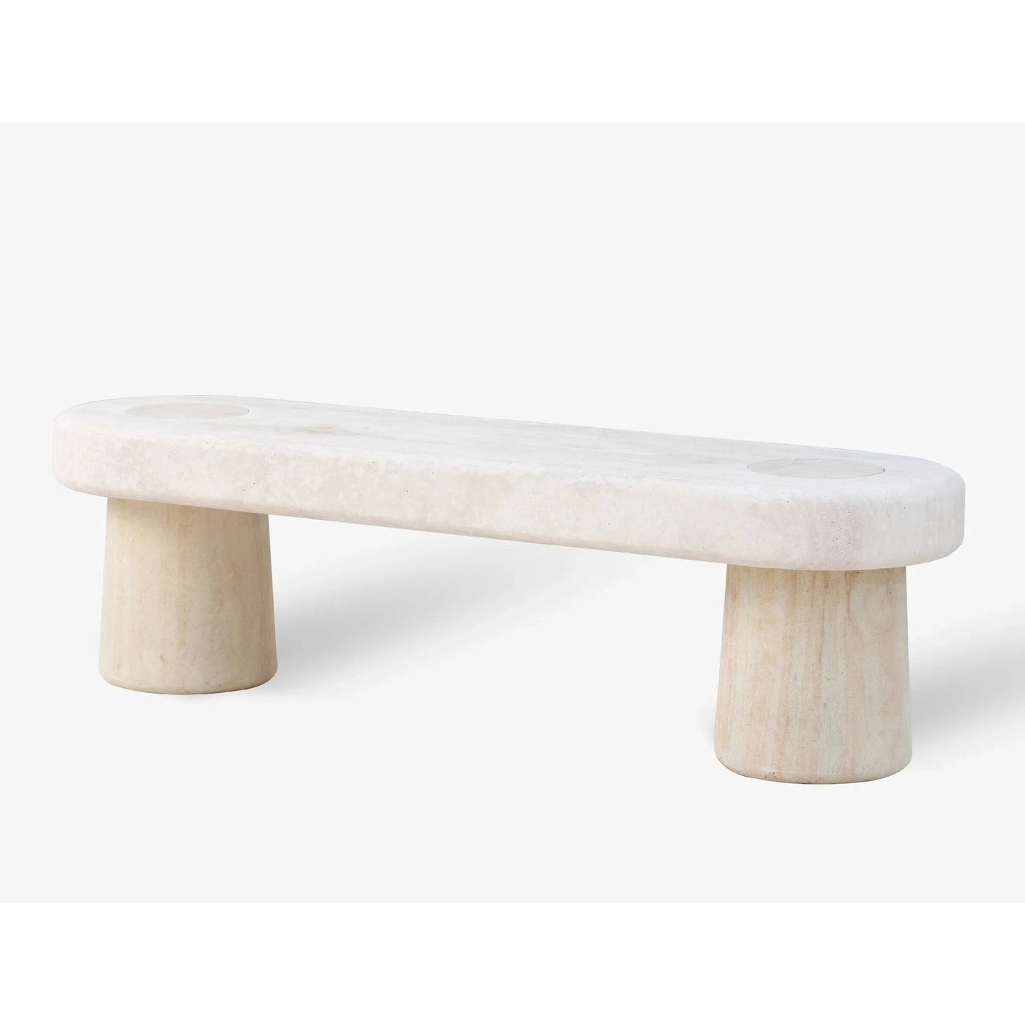 VELTHA® - CLIO Garden Bench made of Travertine