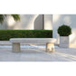 VELTHA® - CLIO Garden Bench made of Travertine