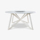 VELTHA® - Round Table HERMU Carrara Marble Lazy Susan