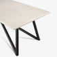 VELTHA® - Rectangular Table LARTE Travertine