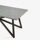 VELTHA® - Rectangular Table LARTE Peperino