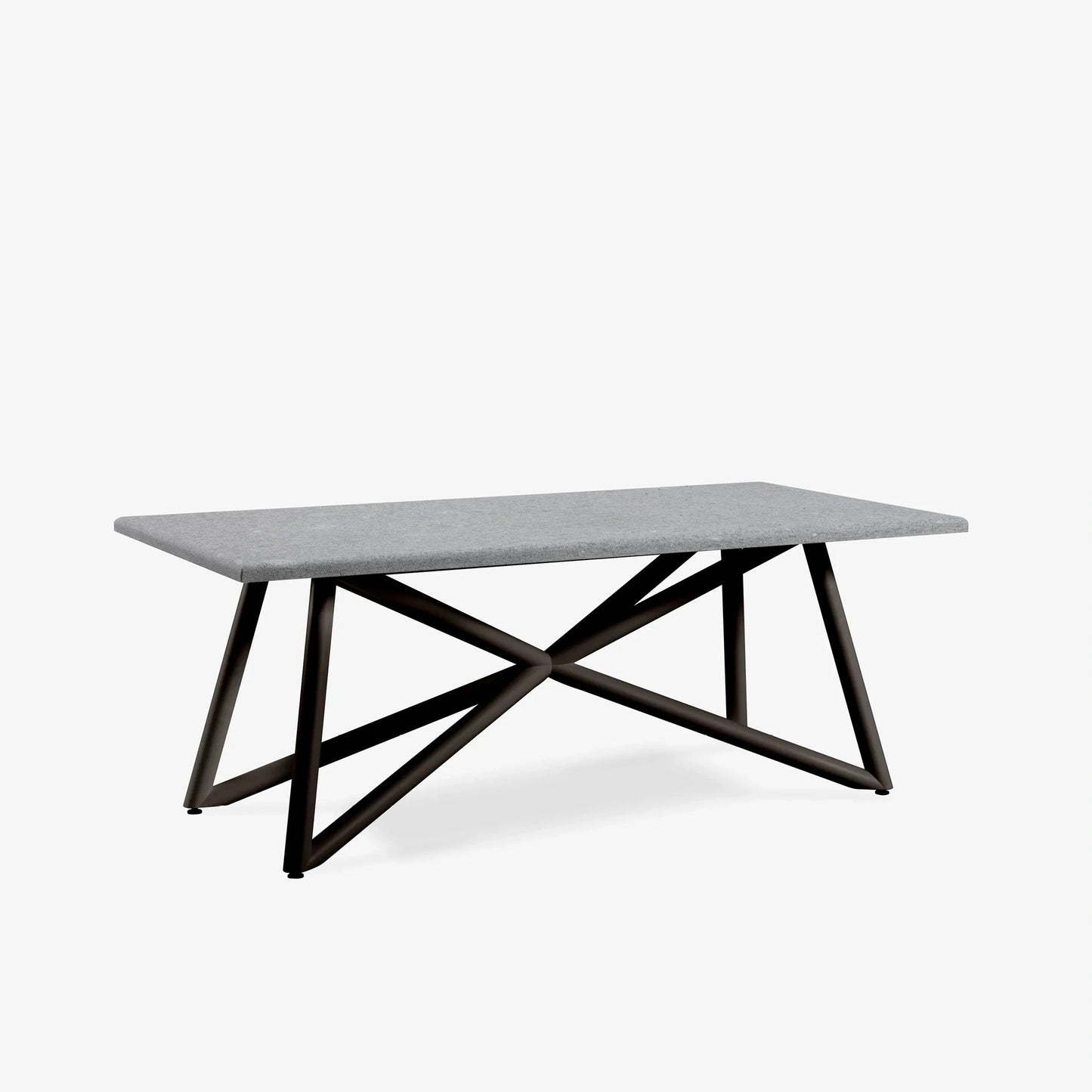 VELTHA® - Rectangular Table LARTE Peperino