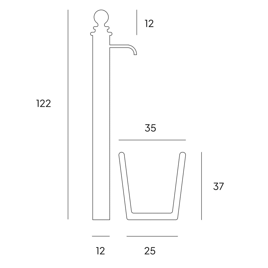VELTHA® - NASCOR garden fountain made of peperino