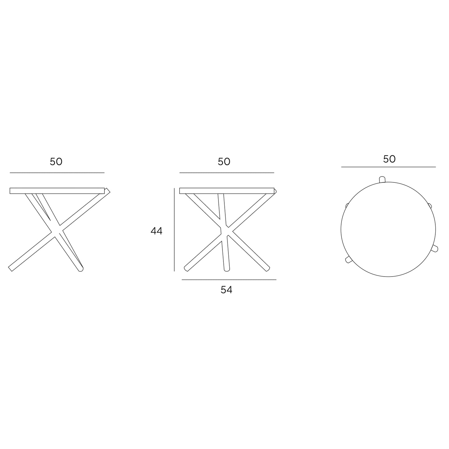 VELTHA® - NATURAM Round Side Table made of Peperino