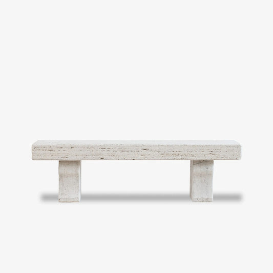 VELTHA® - TEMPORE Garden Bench made of Travertine